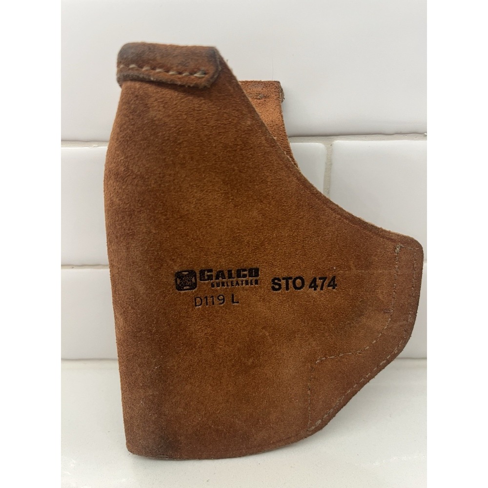 GALCO Brown Leather IWB STO474 Holster For Smith Wesson M&P 9 40 Compact D119L - Picture 1 of 6